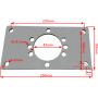 SILNIK HYDRAULICZNY GRUPA 3 BMS 80cm3 810 obr + MOCOWANIE + TULEJA